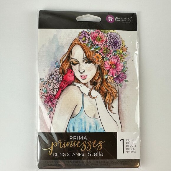 Prima Princesses Cling Stamps Stella - Picture 1 of 2